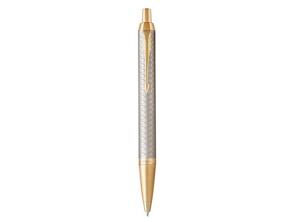 Parker 1931687, Blå, Guld, Silver, Clip-on retractable ballpoint pen, Medium, Ambidextrous, 1 styck