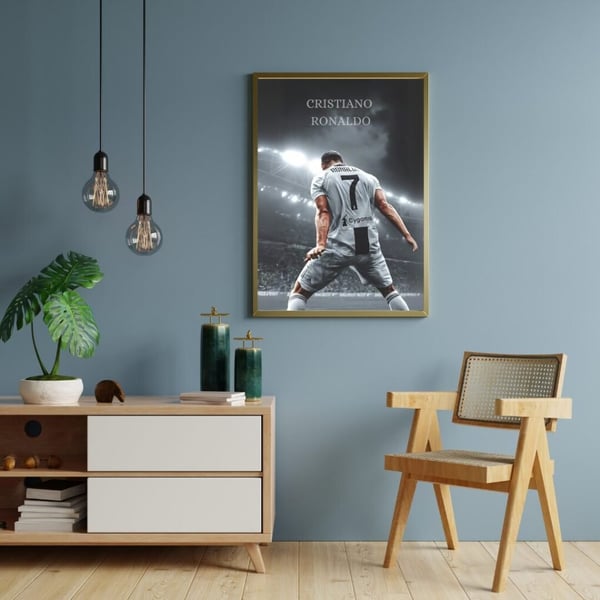 Cristiano Ronaldo Poster 30×40 cm – Ikonisk Fotbollsstjärna