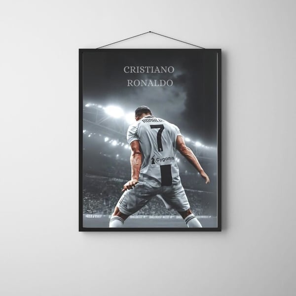 Cristiano Ronaldo Poster 30×40 cm – Ikonisk Fotbollsstjärna