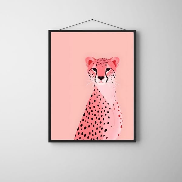 Tiger Plakat 50x70 cm – Tiger Plakat | Dyre Vægkunst | Moderne Natur Dekoration