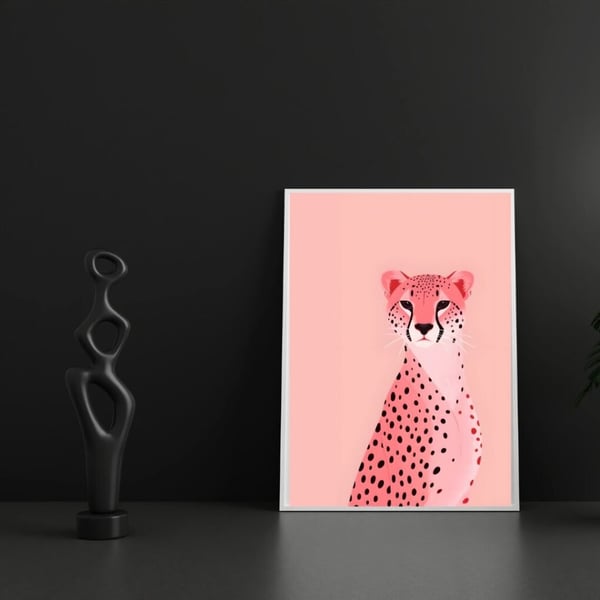 Tiger Plakat 50x70 cm – Tiger Plakat | Dyre Vægkunst | Moderne Natur Dekoration