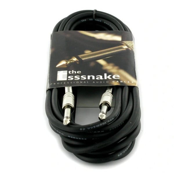 Gitarrsladd Instrumentkabel 3m Elgitarr- Bas- Förstärkar- Ljud