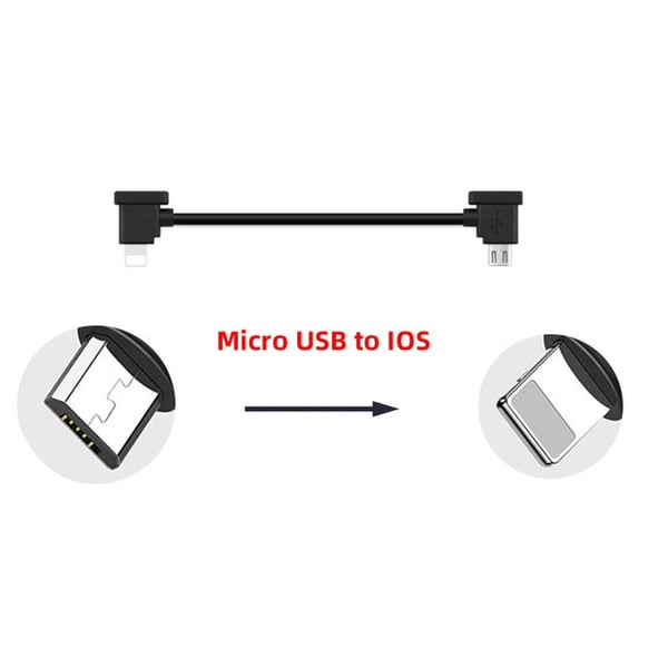 Kabel OTG till telefon micro-USB till iOS för DJI Mavic
