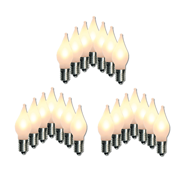 21st LED-lampor till Adventsljusstake Elsnåla E10 Uni 10-55V