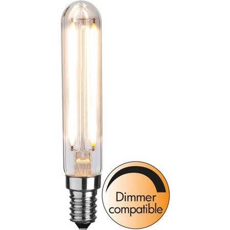 Dimbar LED-lampa E14 T20 Filament för tavelbelysningar  mm