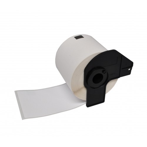 2 st etikettrullar till Brother QL-serien 62x100mm, 300/rulle