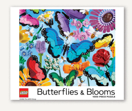 LEGO Fjärilar och blommor Pussel med 1000 bitar