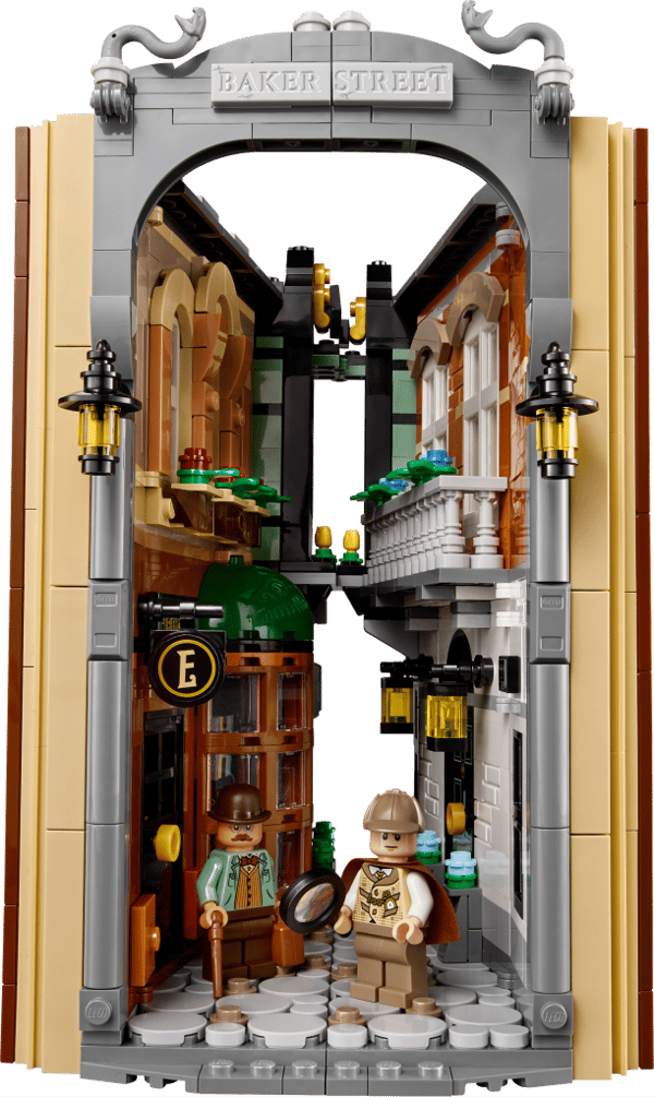 LEGO Icons Sherlock Holmes Bokvrå 10351