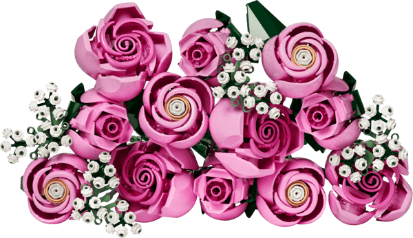 LEGO Botanicals Bukett med rosa rosor 10374