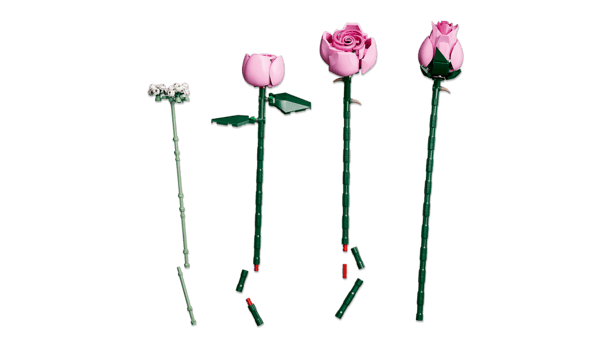 LEGO Botanicals Bukett med rosa rosor 10374