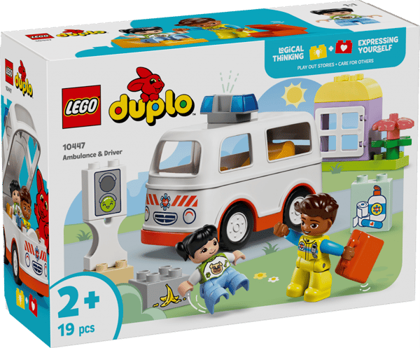 LEGO DUPLO Ambulans och förare 10447