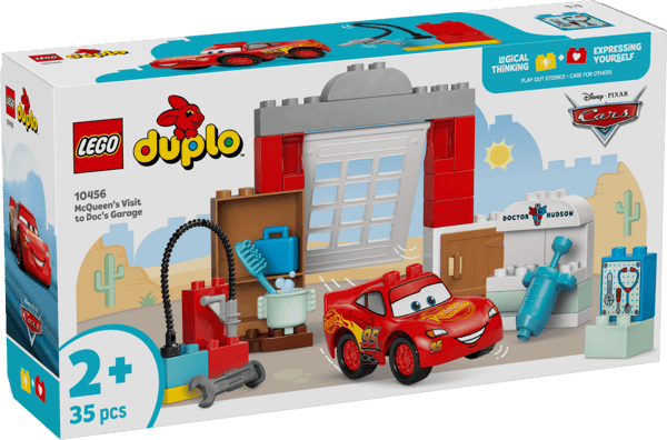 LEGO DUPLO McQueens besök i Docs garage 10456