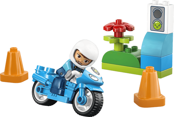 LEGO DUPLO Blå polismotorcykel 10471