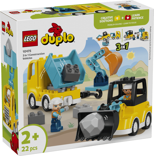 LEGO DUPLO 3 i 1 Byggfordon 10475