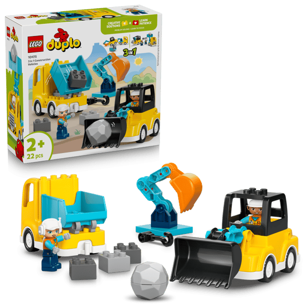 LEGO DUPLO 3 i 1 Byggfordon 10475