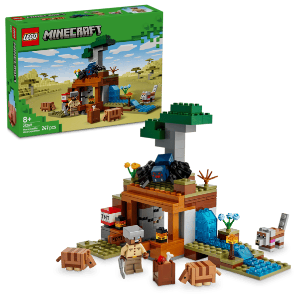 LEGO Minecraft Expeditionen till bältdjursgruvan 21269