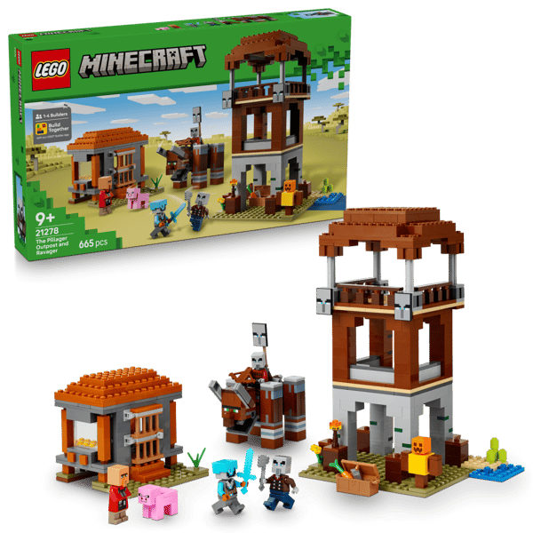 LEGO Minecraft Plundrarvakttorn och vildtjur 21278