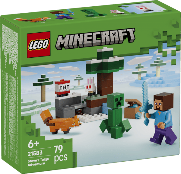 LEGO Minecraft Steves taigaäventyr 21583