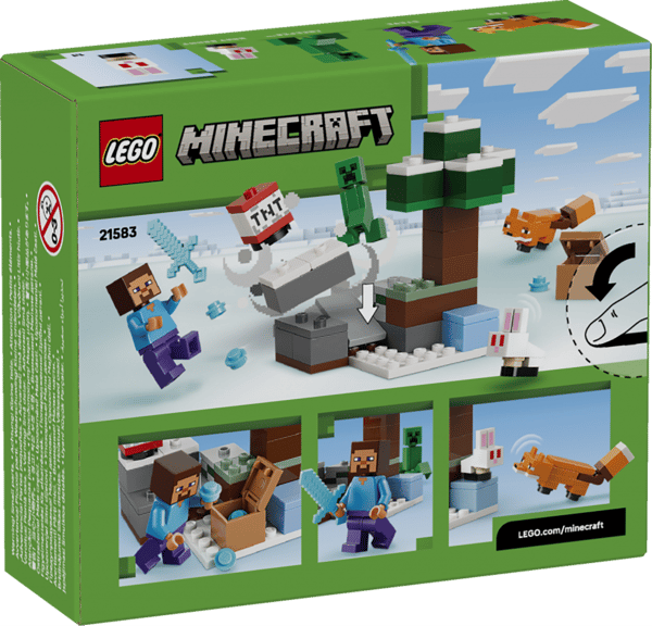 LEGO Minecraft Steves taigaäventyr 21583