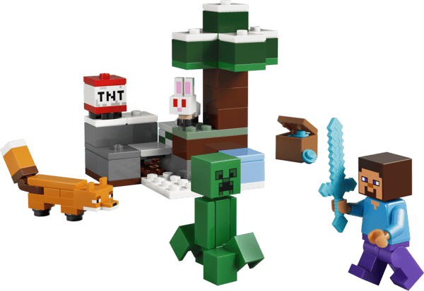 LEGO Minecraft Steves taigaäventyr 21583