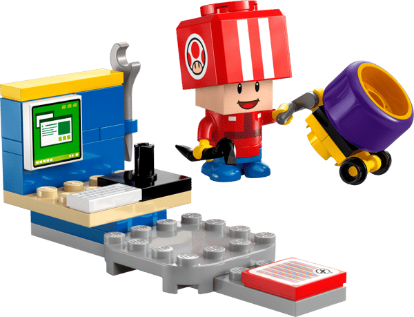 LEGO Super Mario Mario Kart Toad Pit Crew 30702