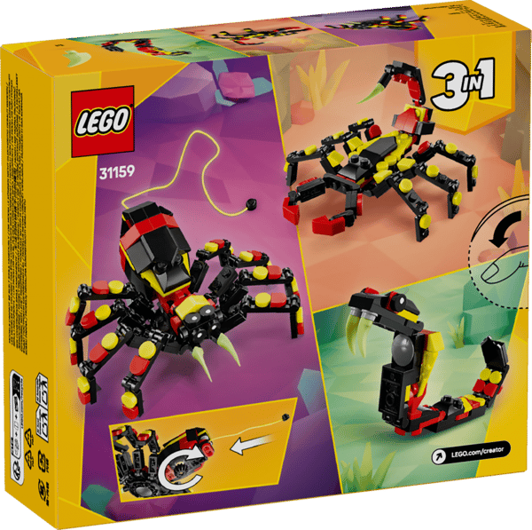 LEGO Creator Vilda djur överraskande spindel 31159