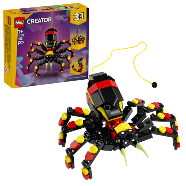 LEGO Creator Vilda djur överraskande spindel 31159