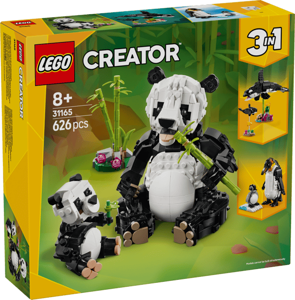 LEGO Creator Vilda djur pandafamilj 31165