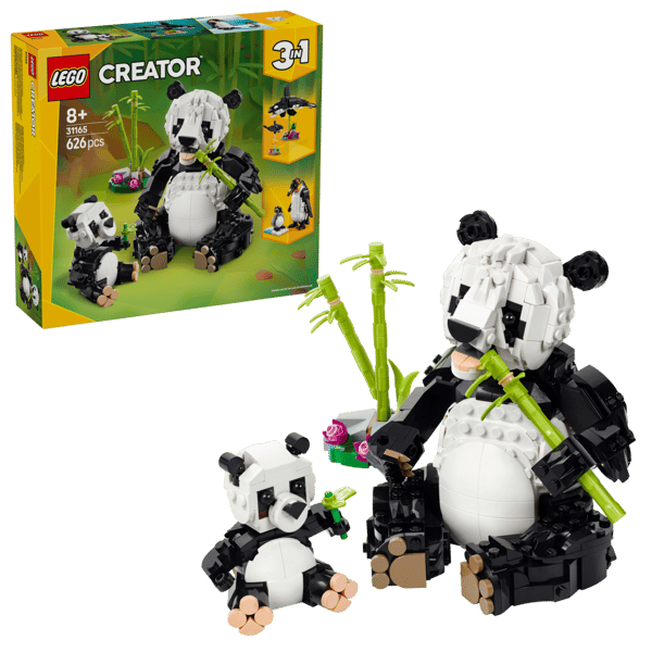 LEGO Creator Vilda djur pandafamilj 31165