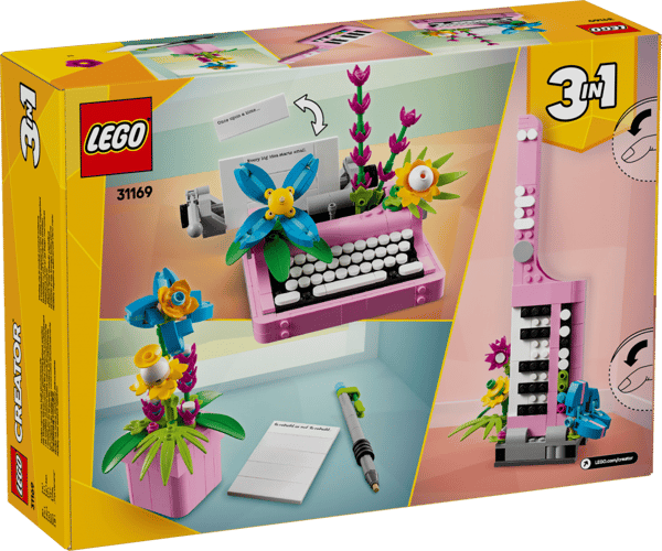 LEGO Creator Skrivmaskin med blommor 31169