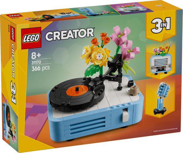 LEGO Creator Skivspelare med blommor 31172