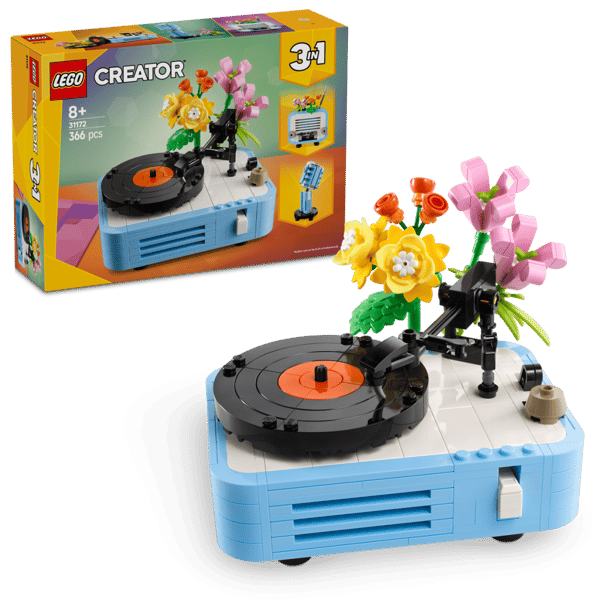 LEGO Creator Skivspelare med blommor 31172