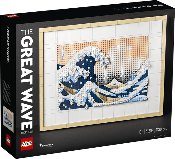 LEGO ART Hokusai Under vågen utanför Kanagawa 31208