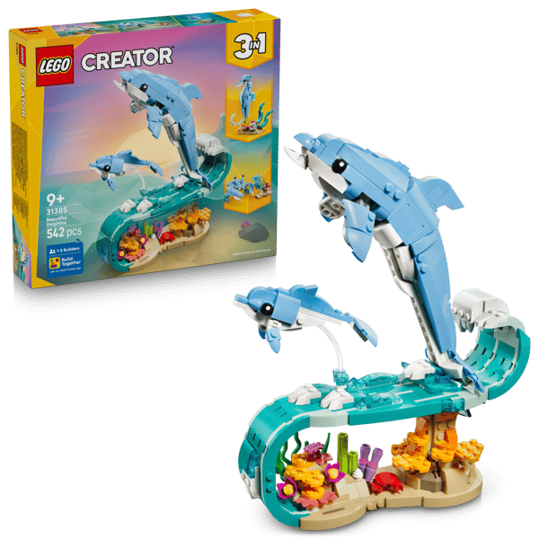 LEGO Creator Havsdjur: vackra delfiner 31385