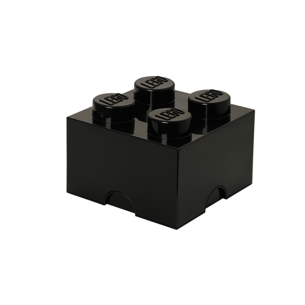 LEGO Förvaringslåda, 4 Svart 40031733