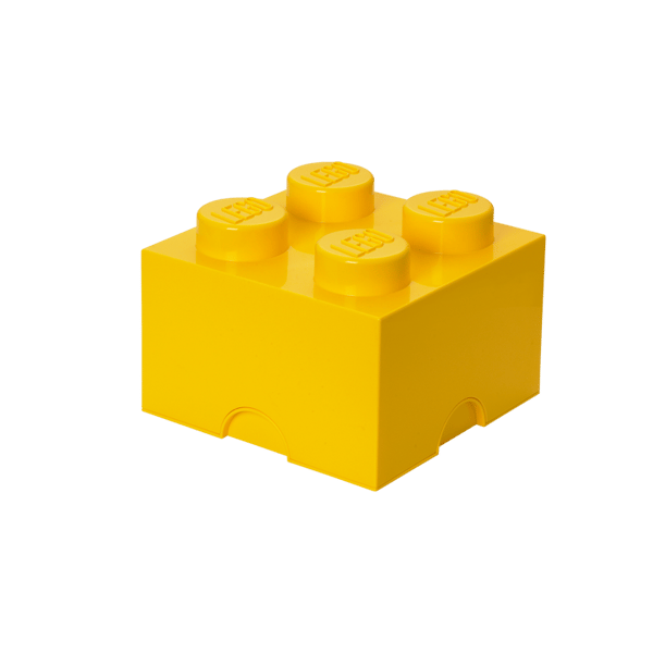 LEGO Förvaringslåda 4 Bright Yellow 40031732