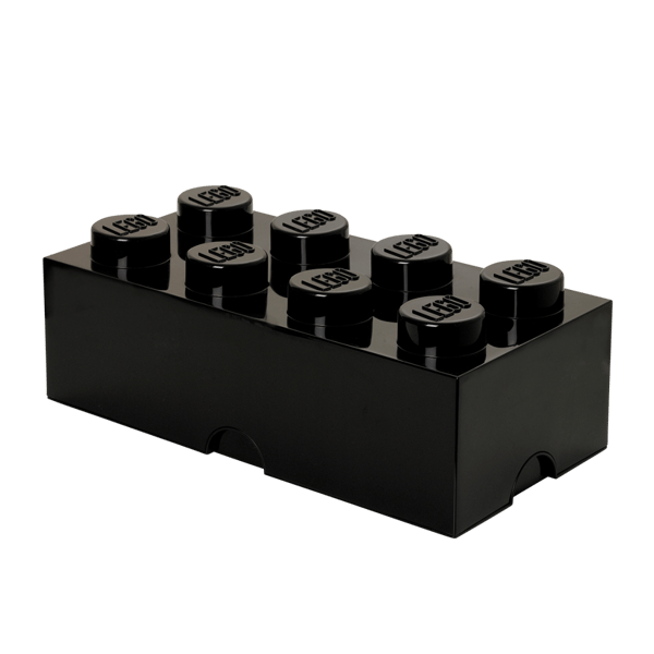 LEGO Förvaringslåda, 8 Svart 40041733