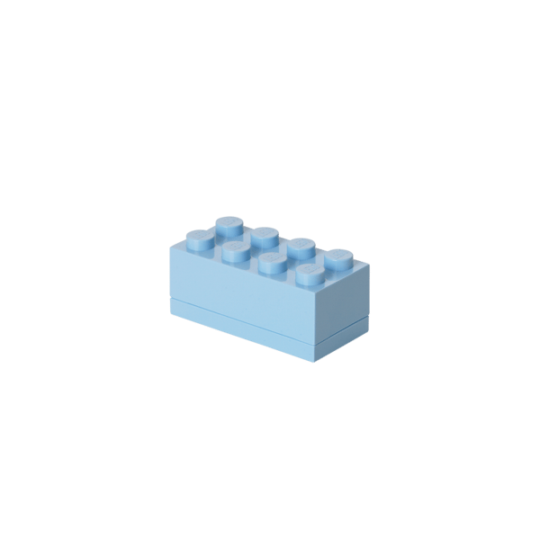 LEGO Förvaring Mini 8 Ljusblå 40121736