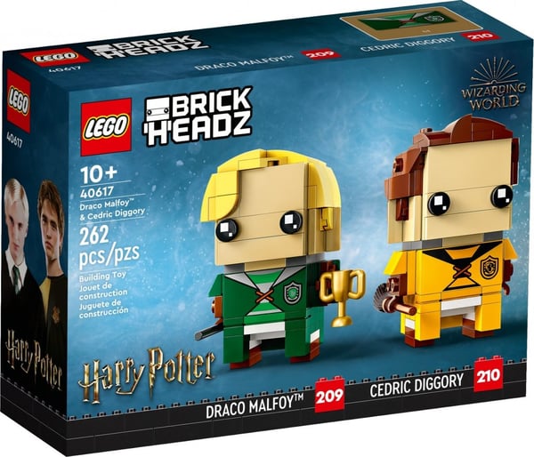 LEGO Brick Headz Draco Malfoy och Cedric Diggory 40617