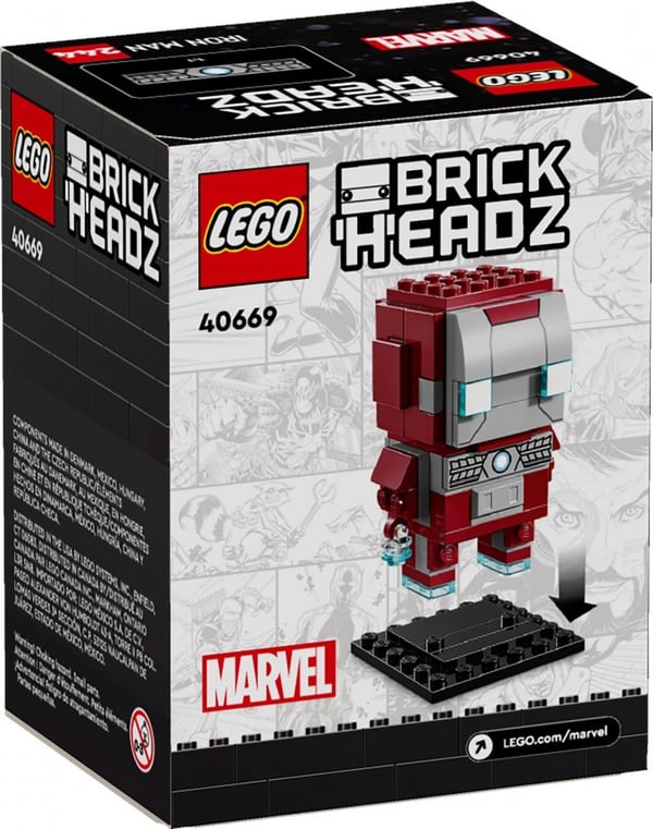 LEGO BrickHeadZ Iron Man MK5 figur 40669