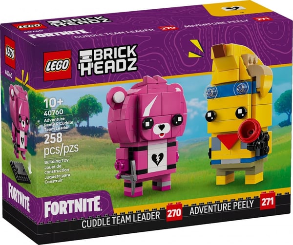 LEGO BrickHeadZ Adventure Peely och Cuddle Team Leader 40760