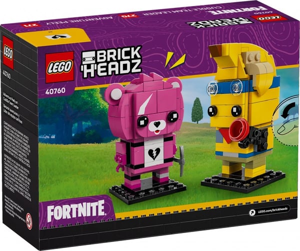 LEGO BrickHeadZ Adventure Peely och Cuddle Team Leader 40760