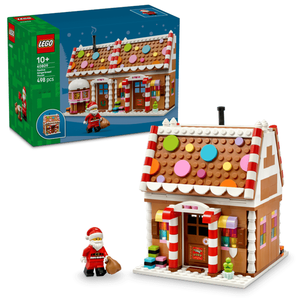 LEGO Juligt pepparkakshus 40809