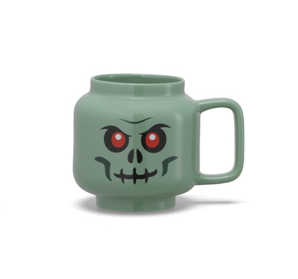 LEGO Keramik mugg L grönt skelett 41460808