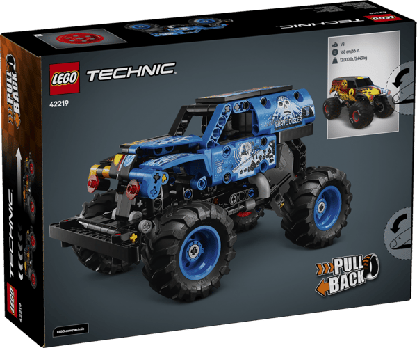 LEGO Technic Monster Jam Grave Digger eld och is 42219