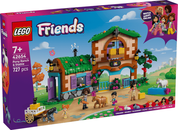 LEGO Friends Ponnygård och stall 42654