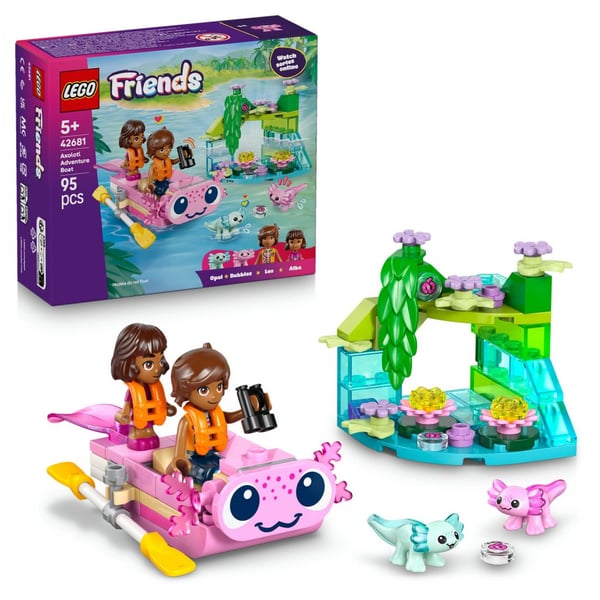 LEGO Friends Äventyrsbåt med axolotler 42681
