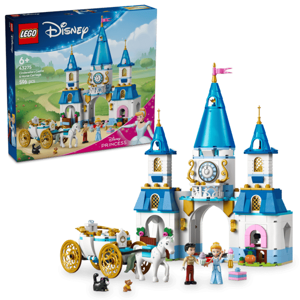 LEGO Disney Askungens slott och häst med vagn 43275