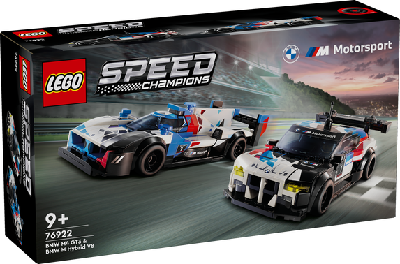 LEGO Speed Champions BMW M4 GT3 och BMW M Hybrid V8 racerbilar 7
