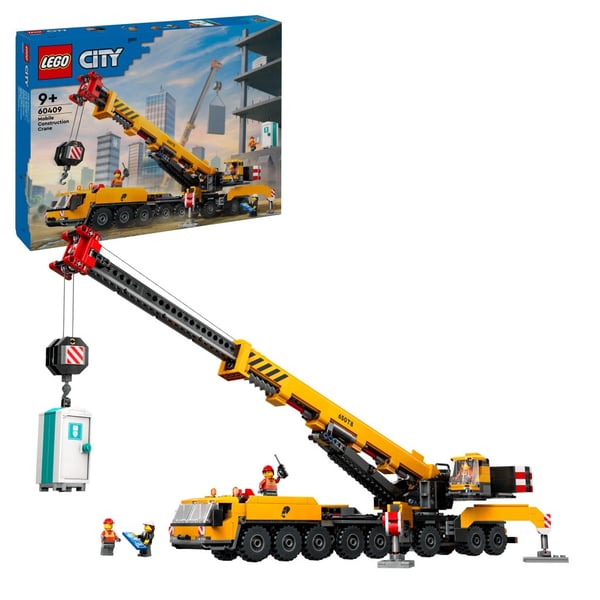 LEGO City Gul mobil byggkran 60409